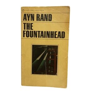 The‎ Fountainhead by Ayn Rand, Signet Novel, Vintage Collectible Paperback